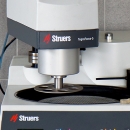 Picture: 
               Semi-automatic grinding-polishing machine of Struers company