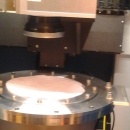 Picture: 
               Scanning laser with vacuum chamber